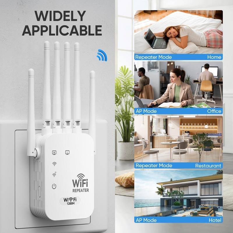 High-Performance Dual-Band WiFi Range Extender