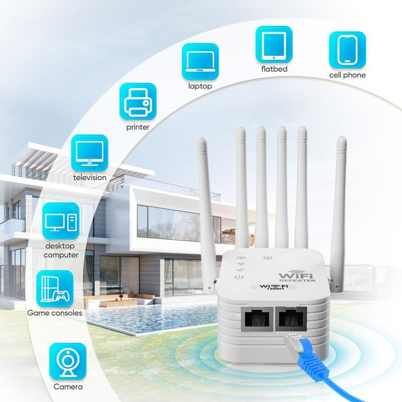 High-Performance Dual-Band WiFi Range Extender