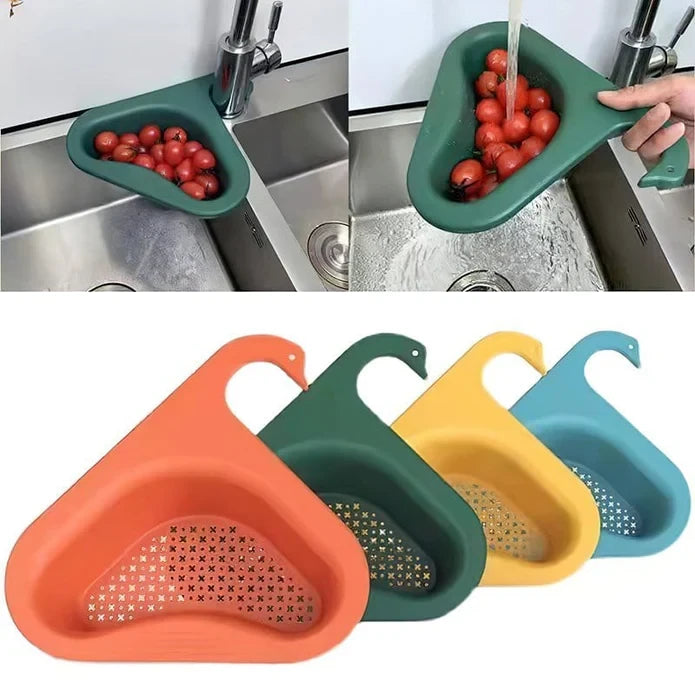 Corner Swan-Shaped Sink Strainer