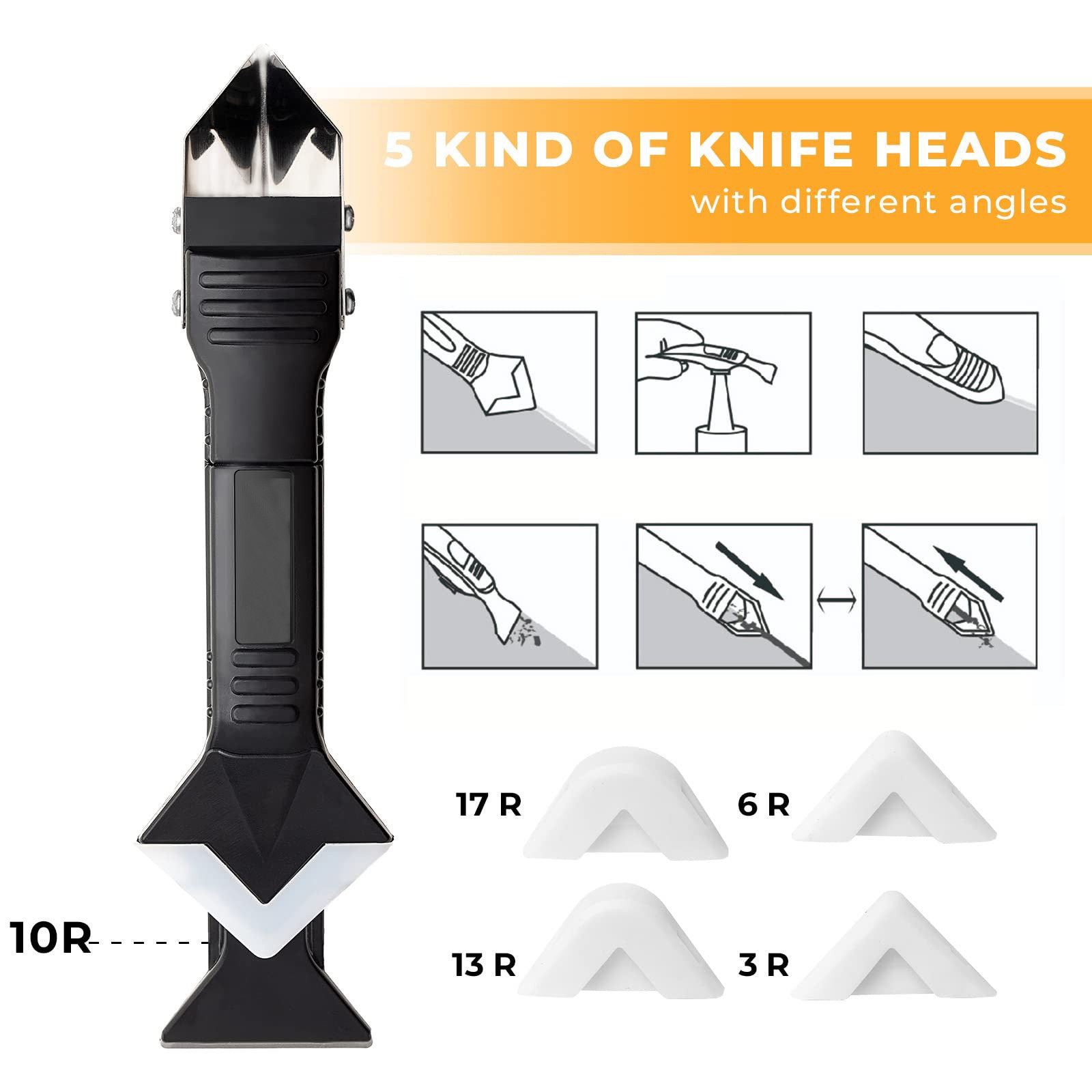 Stainless-Steel Caulking Tool Kit