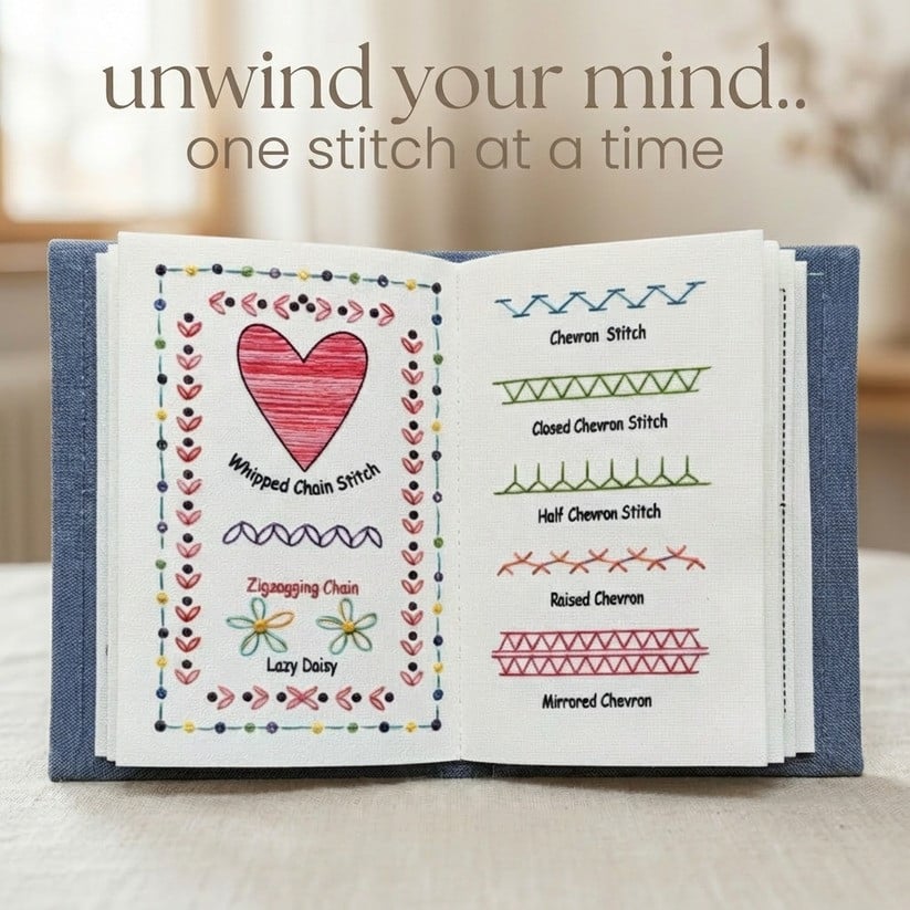 Relaxing Stitch Embroidery Kit