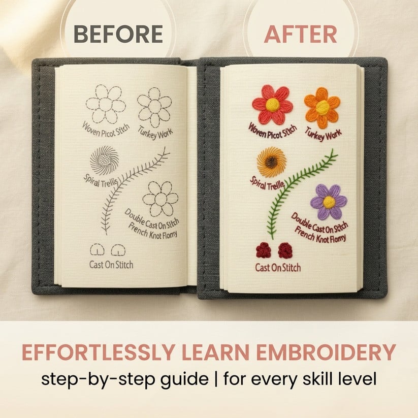 Relaxing Stitch Embroidery Kit