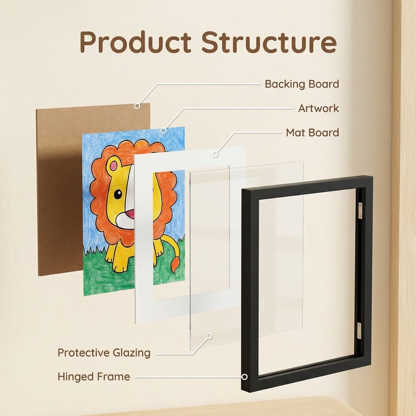 Kids Artwork Storage Frame