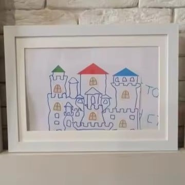 Kids Artwork Storage Frame