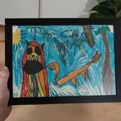 Kids Artwork Storage Frame
