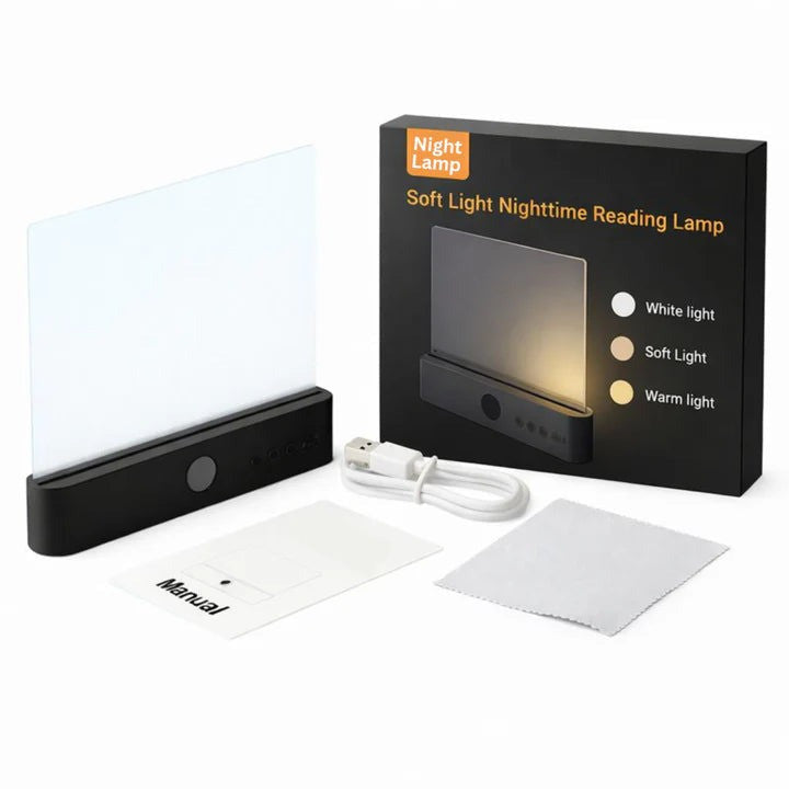 Nest&Nook Night Reading Lamp with Eye-Comfort Light