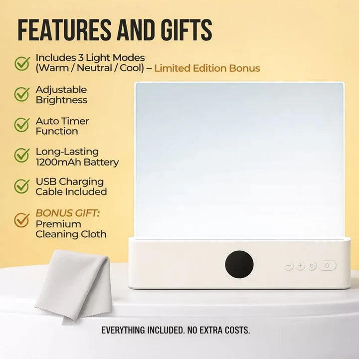 Nest&Nook Night Reading Lamp with Eye-Comfort Light