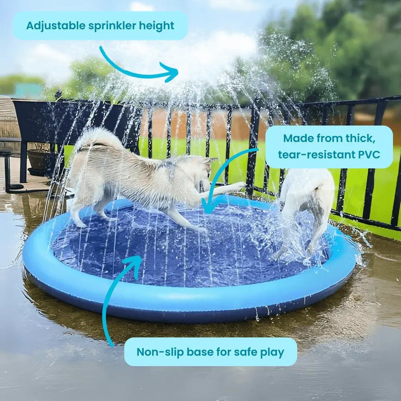 Refreshing Dog Sprinkler Pad