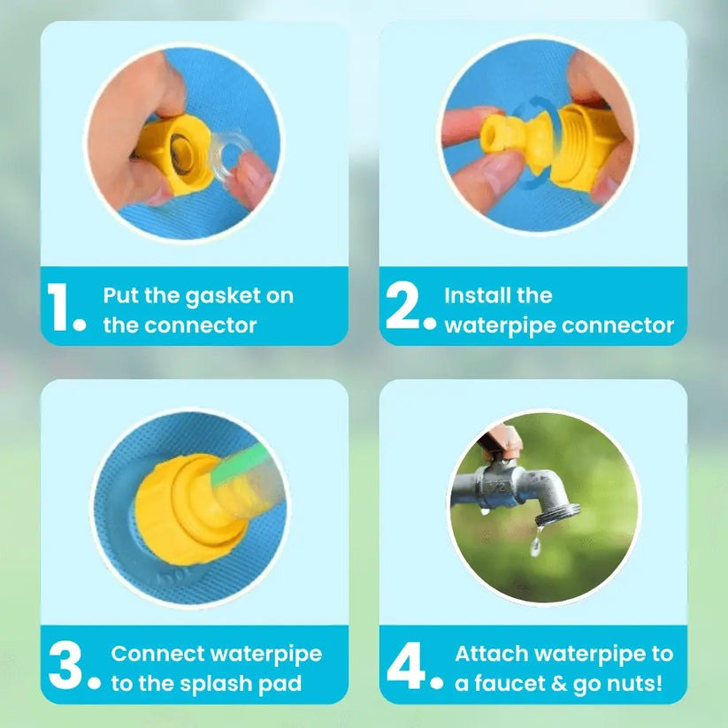 Refreshing Dog Sprinkler Pad