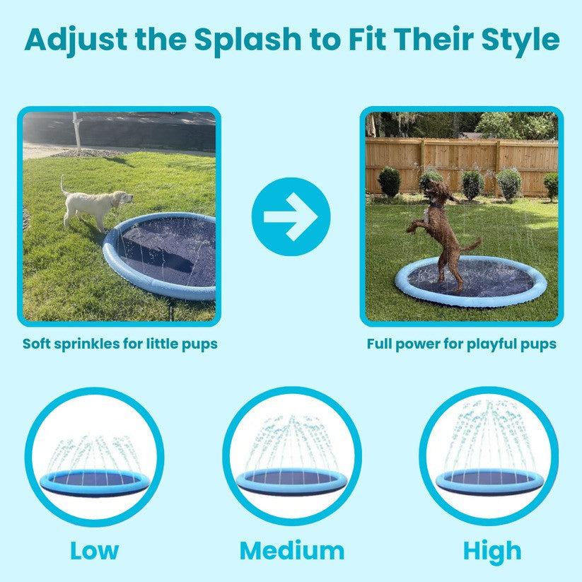 Refreshing Dog Sprinkler Pad