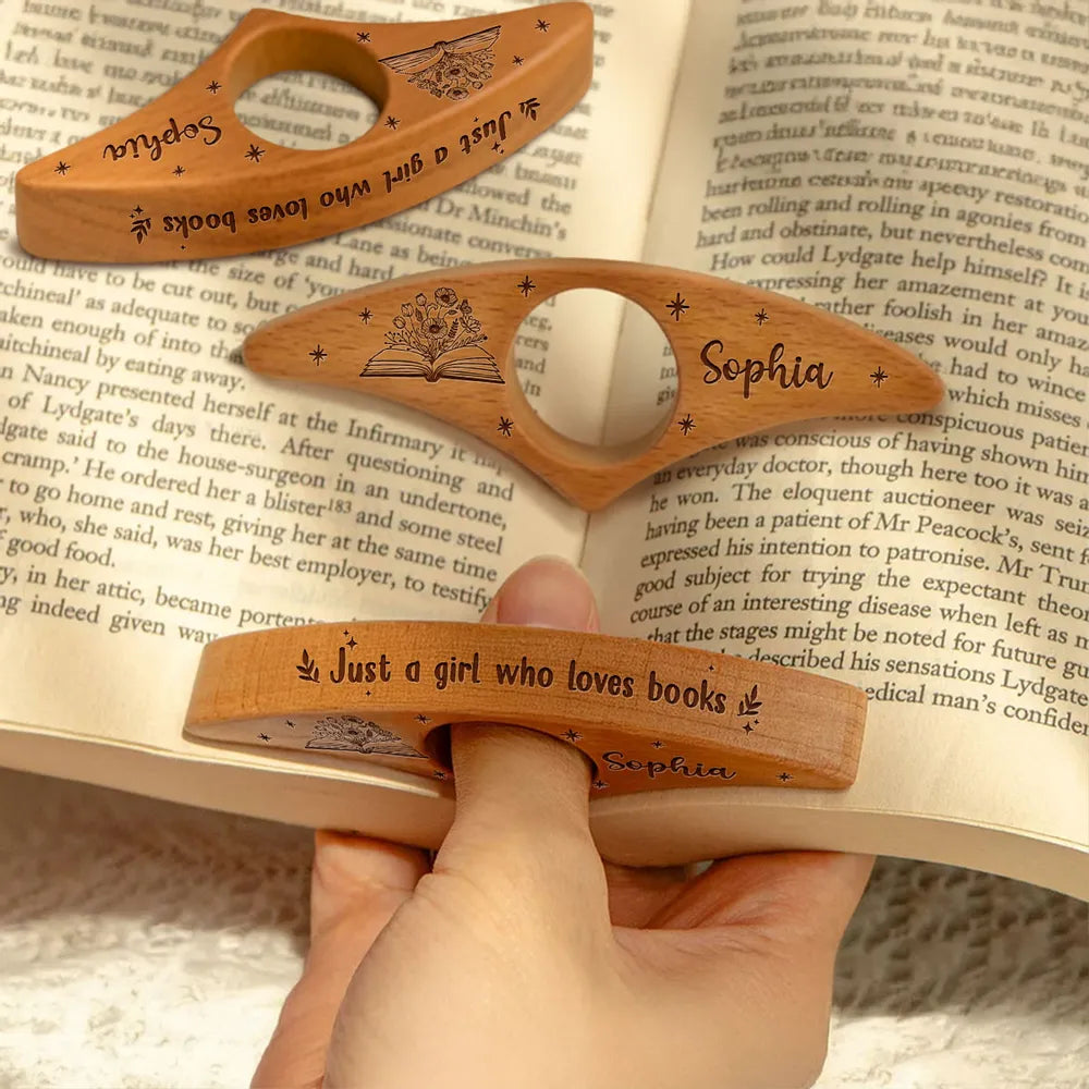 Personalized Book Page Holders