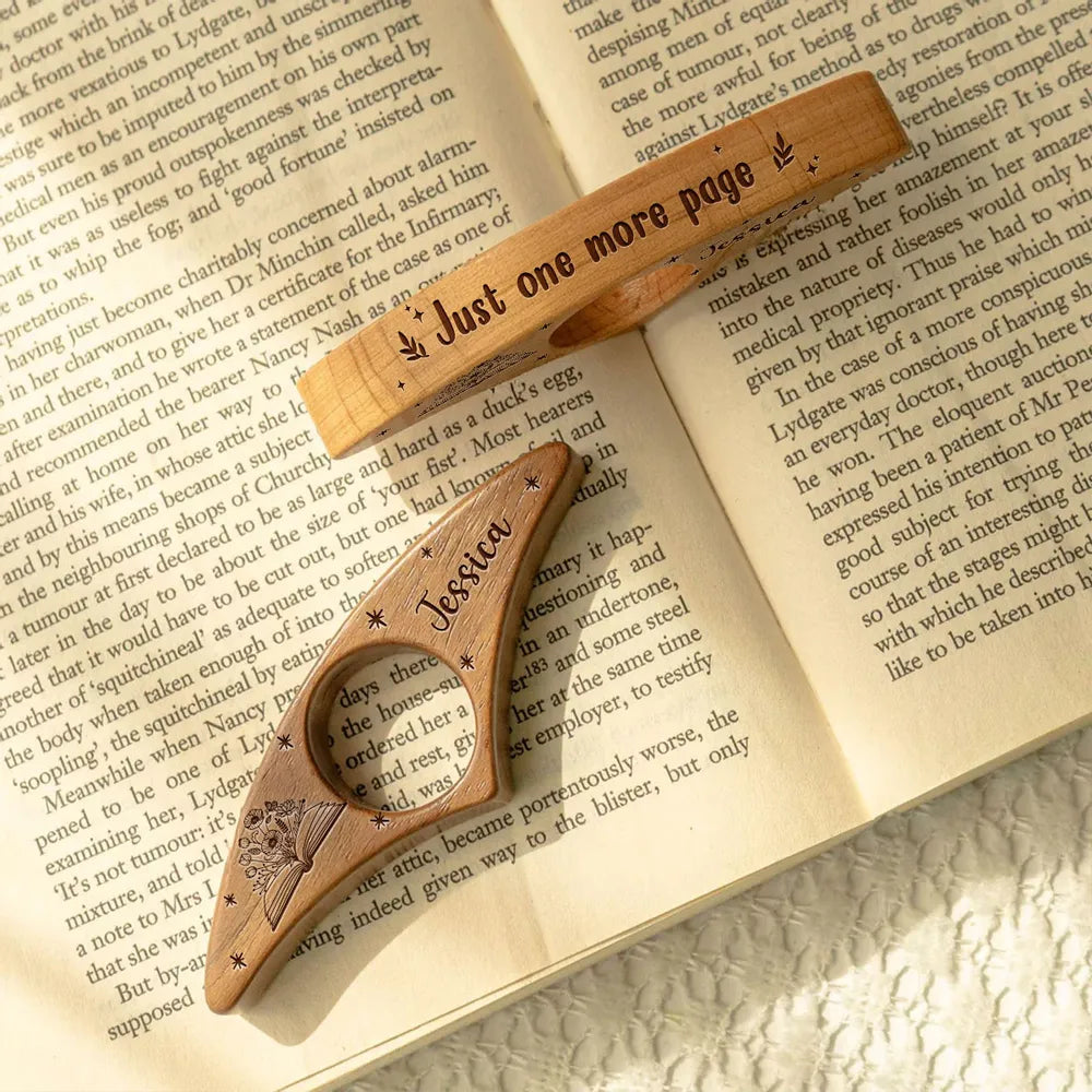 Personalized Book Page Holders