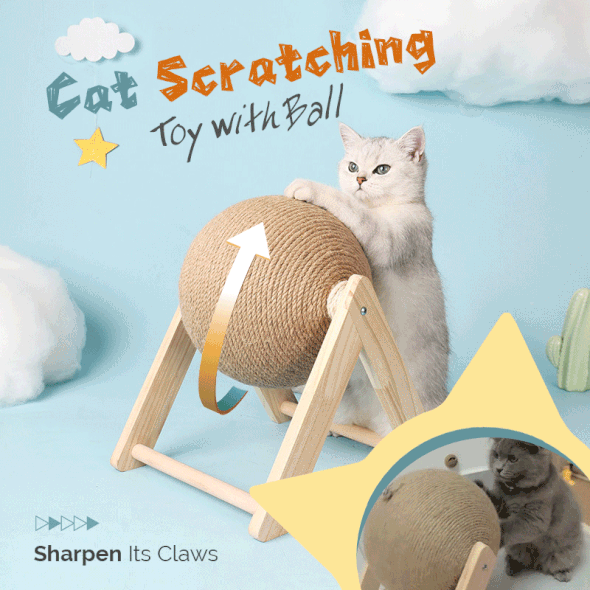 Pets Curations Anti-Depression Cat Ball Toy