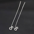 Shiny Alphabet Earrings (Pair)