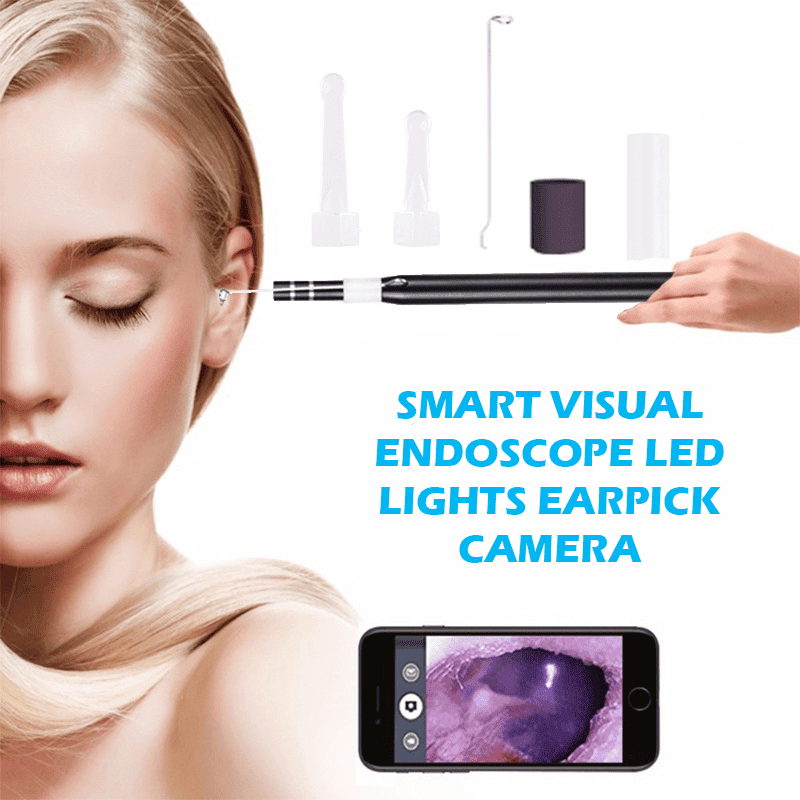 Smart Visual Endoscope LED Lights Earpick Camera