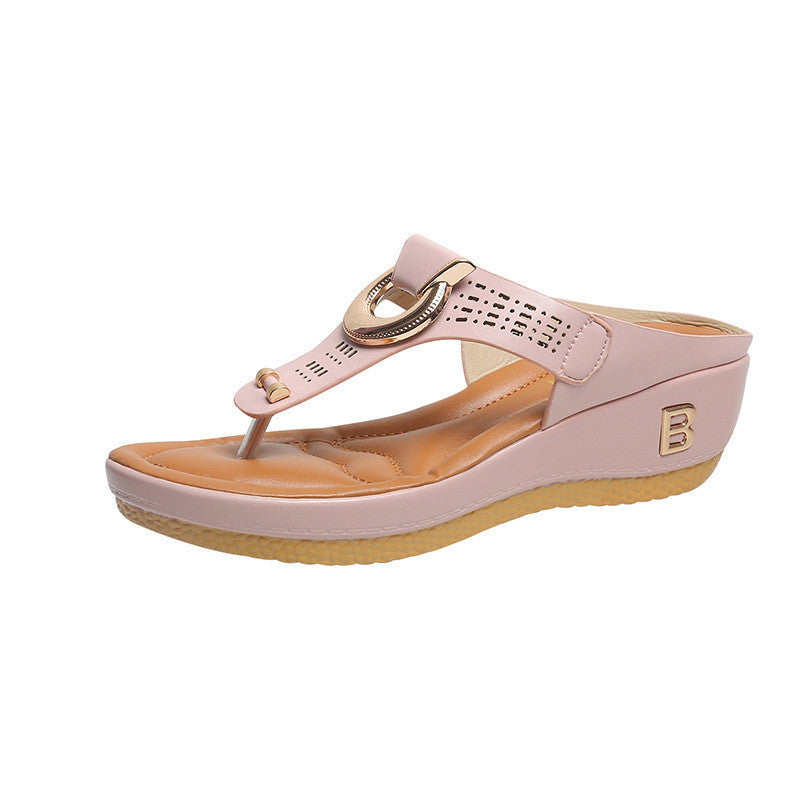 Rome Summer Women Flip Flops Wedges