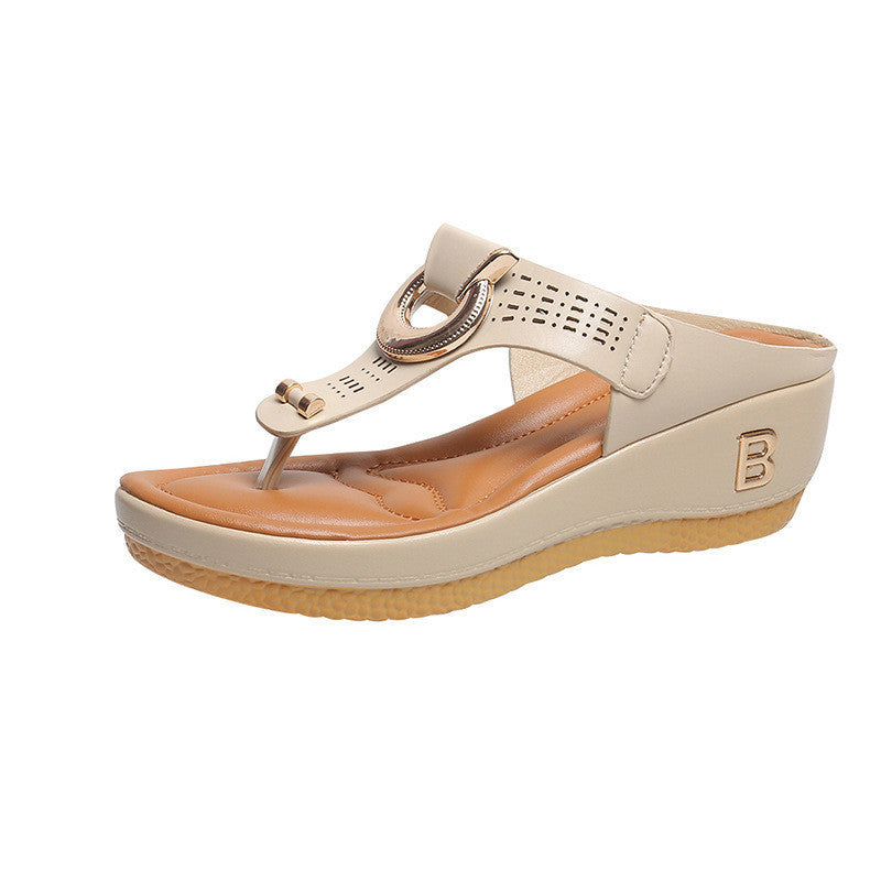 Rome Summer Women Flip Flops Wedges