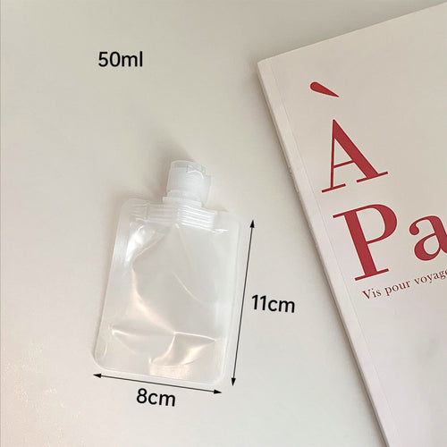 10 Pcs Portable Travel Fluid Makeup Packing Bag